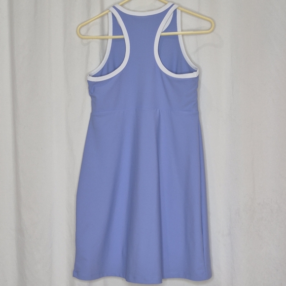 SAGE Collective Blue Iris/White Racerback Athletic Dress w/ Shorties - Size M - Picture 4 of 13